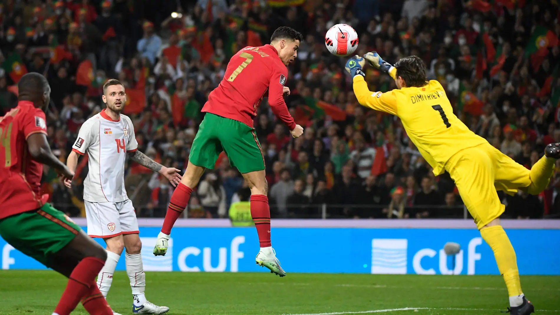 Cristiano Ronaldo con la selección de Portugal